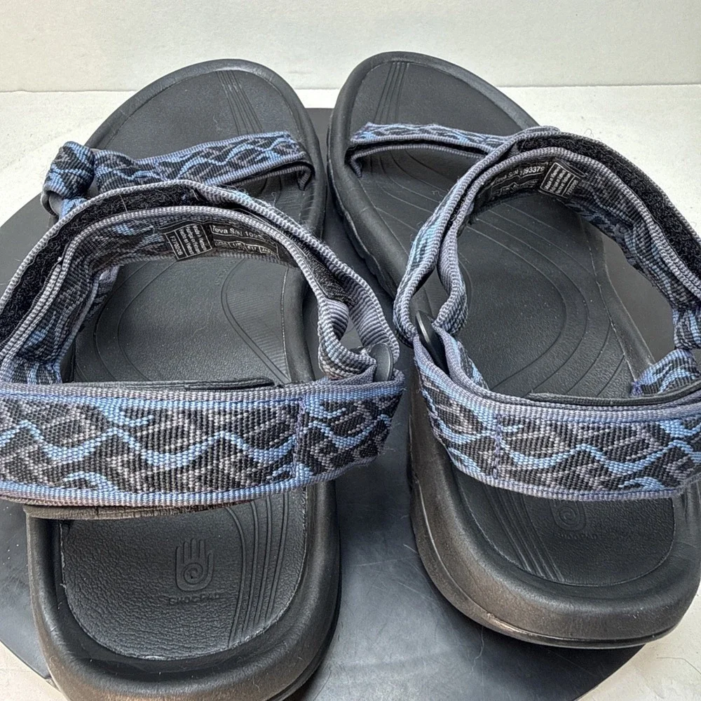 Teva Hurricane Sandals 1093379 Blue Black Mens Outdoor Strappy 13